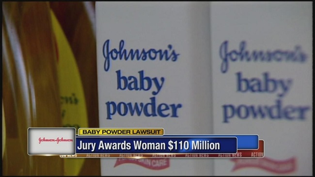 Johnson baby powder causing cancer